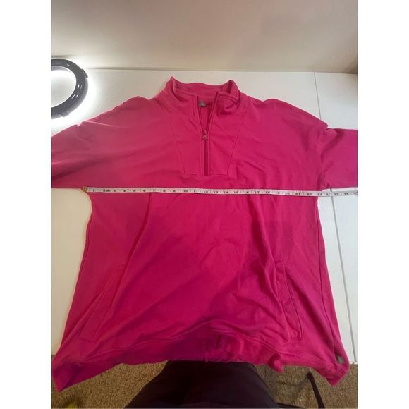 Talbots XL bundle lot blouse and 1/4 zip sweatshirt - Picture 10 of 16